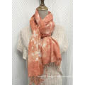 Silk and Cashmere Tie-dyed Fashionable Shawls